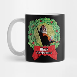 Black Christmas Mug